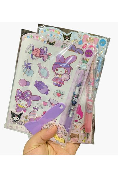 Meyra Accessories 1pcs Cute pen sticker set