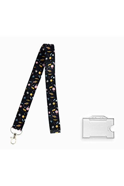 YİĞİTBAŞI UZAY Desen Boyun İpi Ve Telefon Askısı Okul ,hastane , BOYUN İPİ +Ş...