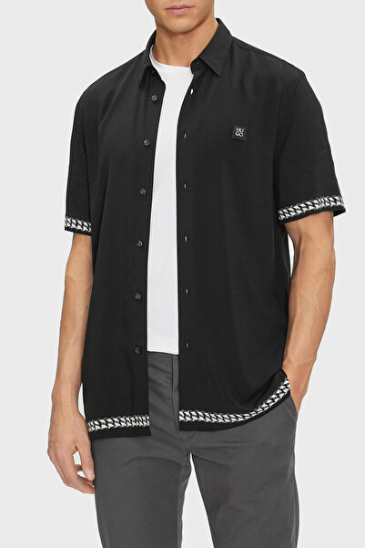 HUGO Kısa Kollu Relaxed Fit Gömlek Erkek GÖMLEK 50514168 001