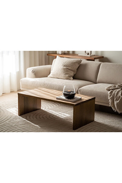 Eriza Home 1015 Dikdörtgen Yeni Nesil Orta Sehpa, Ceviz