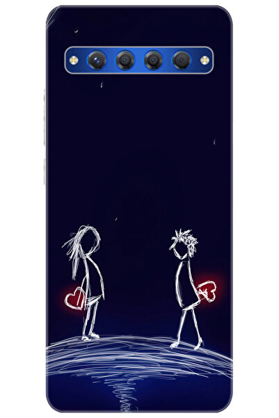 TCL 10 Plus T782H Uyumlu Kılıf Desen Baskılı Silikon Aşk Tasarım STK:306 CP-U...