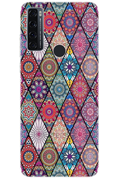 TCL 20 SE T671H Uyumlu Kılıf Desen Baskılı Silikon Kilim Tasarım STK:660 CP-j...