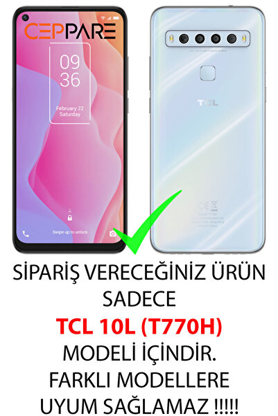 TCL 10L T770H Uyumlu Kılıf Desen Baskılı Silikon Mavi Kelebek STK:710 CP-JrlEHcZ