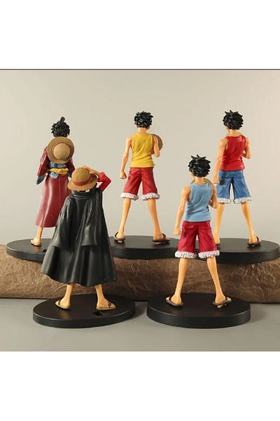 hediyeconcepti 18Cm One Piece Anime Figure Monkey D. Luffy Action Figurine Decoration Home Ornaments Collection