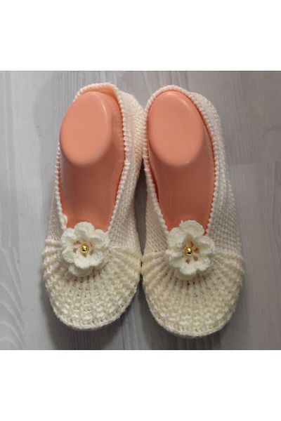 Kevser nur tuhafiye Hand-knitted Ballerinas