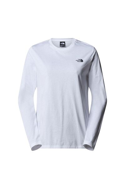 THE NORTH FACE W L/S SIMPLE DOME TEE Мъжка тениска NF0A87QPFN41 Бял-XL