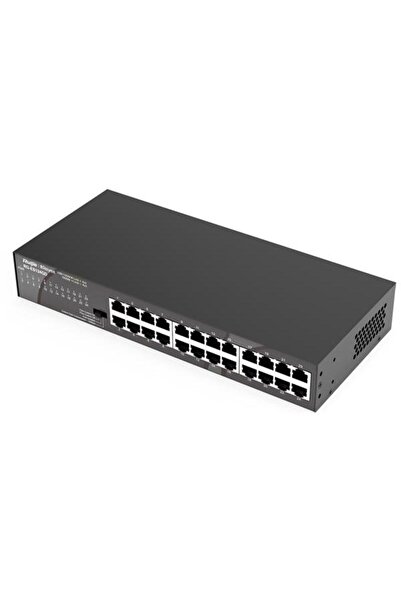 RUIJIE REYEE Rg-es124gd 24 منفذًا 10/100/1000 مفتاح تثبيت على حامل غير مُدار