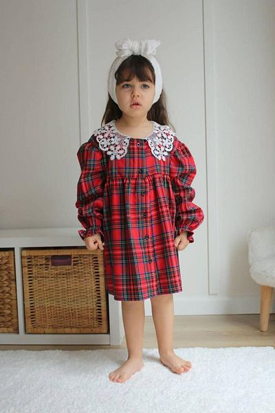 JELİBOOM ROCHIE ROSIE CU DANTELĂ, GÂTĂ BRODATĂ, Închidere cu nasturi