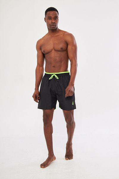 pandy Colorful Pocket Zippered Swim Shorts
