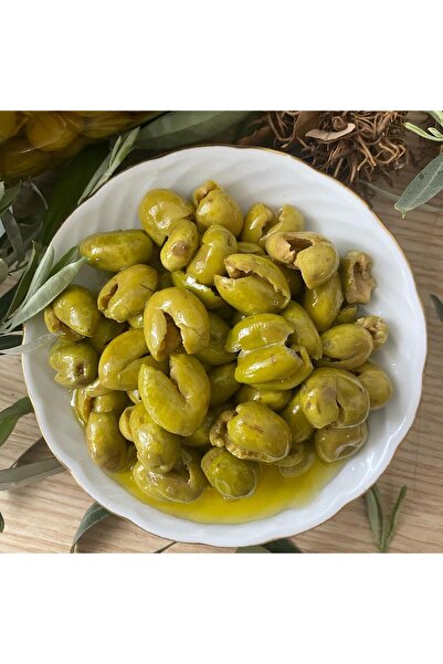 HATAY ŞAHİN ÇİFTLİK Çekirdeksiz El Kırması Yeşil Zeytin 950 gr