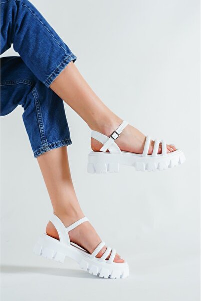 M&B COLLECT PAPUCI ȘI SANDALE ALBE PRD04