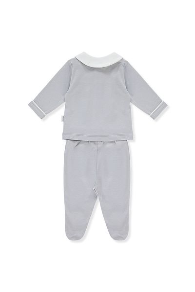 Bebetto PYJAMAS SET WITH INTERLOCK BOOTIES 2-Piece (ROCKING HORSE) F 1308