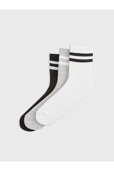 LC Waikiki Patterned Men's Socks 3-Piece