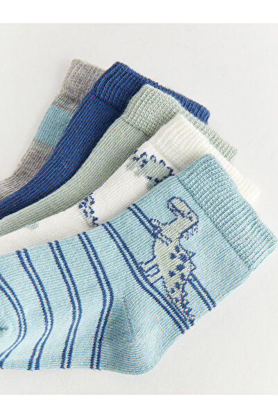 LC Waikiki Vzorované chlapecké ponožky Balení po 5 ks