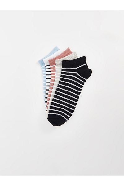 LC Waikiki Раирани дамски ботуши Чорапи 5 бр