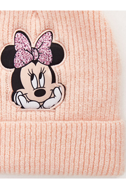 LC Waikiki LCW DOPLŇKY Vyšívaný dívčí baret Minnie Mouse