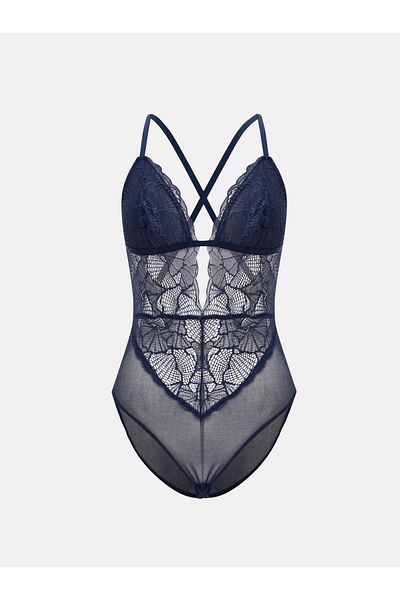 LC Waikiki Spitzen-Body mit V-Ausschnitt