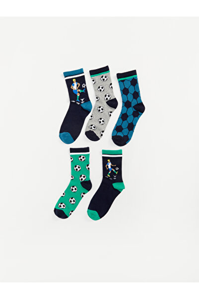 LC Waikiki Комплект от 5 шарени чорапа за момчета