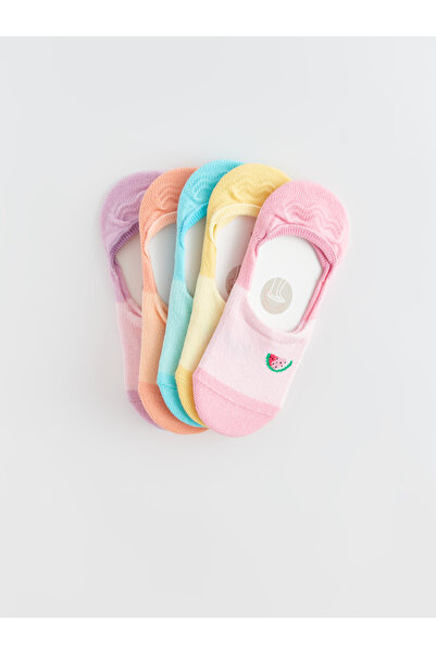 LC Waikiki Шарени момичешки чорапи за балерина Опаковка от 5 бр