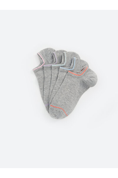 LC Waikiki 5 Pack Women's Plain Booties Socks