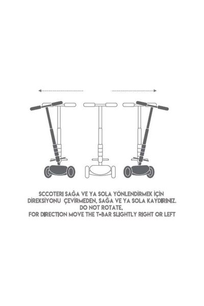 Rookie Illuminated Red 3 Wheel Scooter