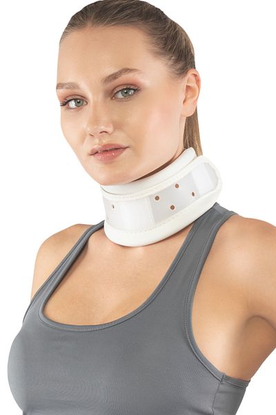 VİZOR Chinless Cervical Neck Collar Limescale Neck Hernia Height Adjustable Neck Collar