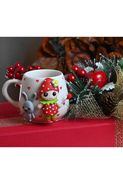 Şirin Kupalar Ayşe Erol Çilek Kız - Hediyelik Kupa/Bardak