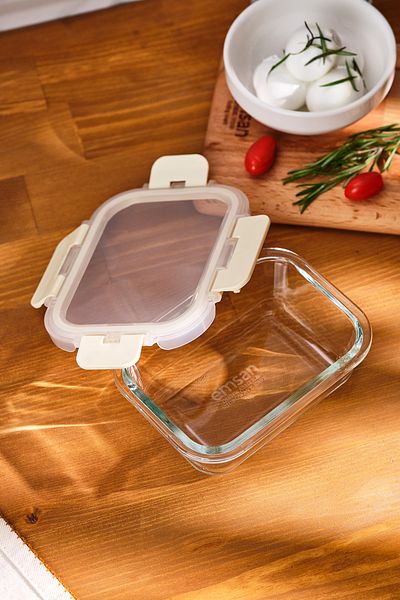 Emsan Soft 370 ml Borosilicate Storage Container