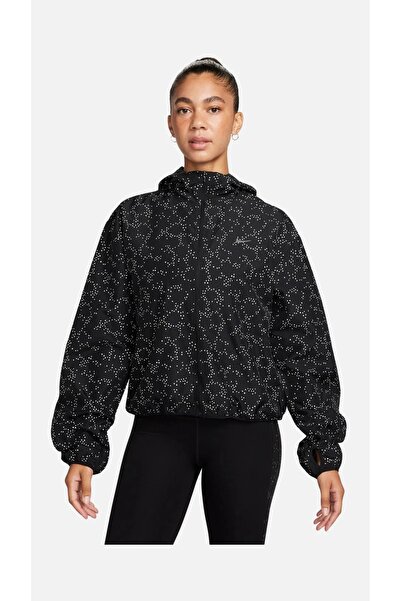 Nike Sportswear Dri-FIT All Over Logo Kadın Koşu Ceket