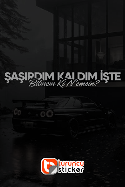 Turuncu Sticker لقد حصلت على مفاجأة، أنا لا أعرف من أنت؟ ملصق زجاجي للسيارة و...