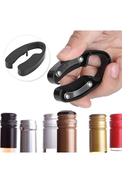 GeldHaus -Wine Foil Cutter, Stainless Steel Blade Bottle Foil Remover, Wine Bottle Opener