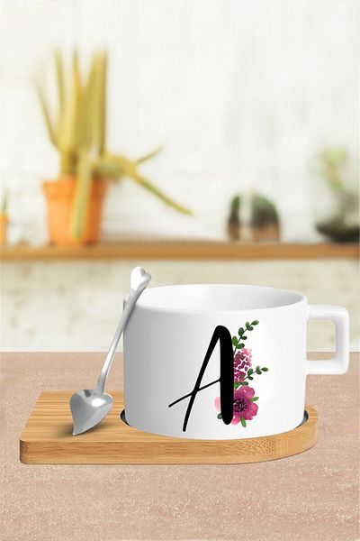yhfoto Letter A Cup Set - Cup Mug Tkm48