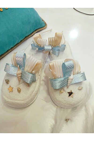 samsun atölye Lohusa Terliği Ve Tacı Erkek Bebek