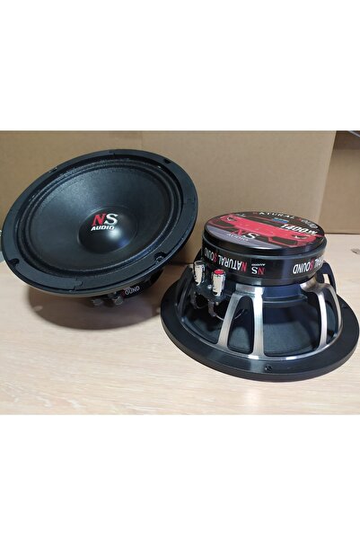 ns audio natural sound 20cm Aliminyum Kasa 2 inç Bobinli 180rms 1400w Max Midbass Midrange Hoparlör ns audio