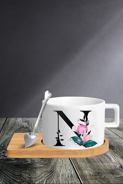 yhfoto Cup Set with Letter N - Cup Mug Tkm18