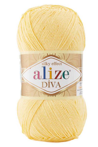 Alize DİVA 187 Ανοιχτό ξανθό Microfiber - IP 100 Gr. Μονό