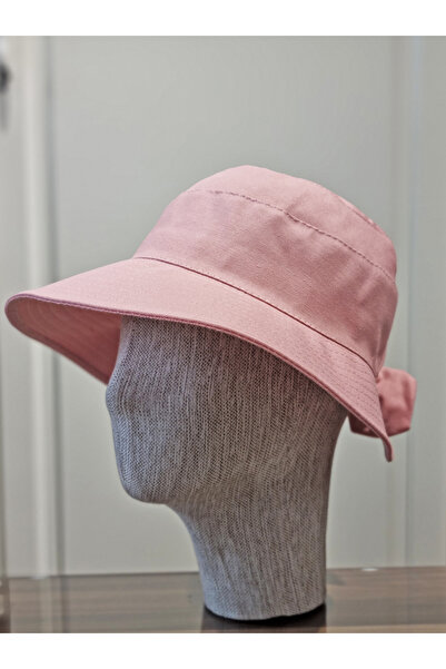 Özgöksu Şapka قبعة نسائية واسعة - مزينة بفيونكة وظهر قابل للتعديل