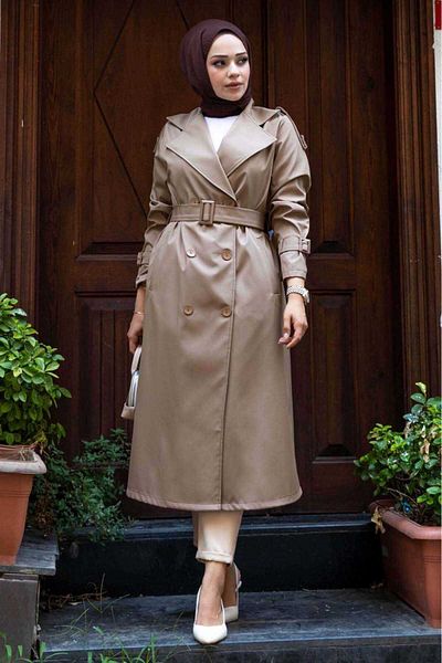 EBRUTESETTÜR Belted Trench Sleeve - MD20513