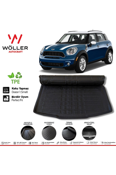wöller Mini Countryman Bagaj Havuzu 2017 Sonrası 3d Ultraflex Esnek