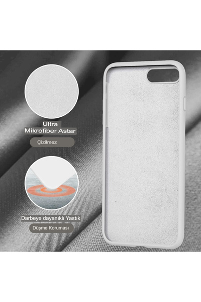 izzytech Case for iPhone 8 Plus, iPhone 7 Plus Compatible Case, Soft Silicone Chicago Bulls Design