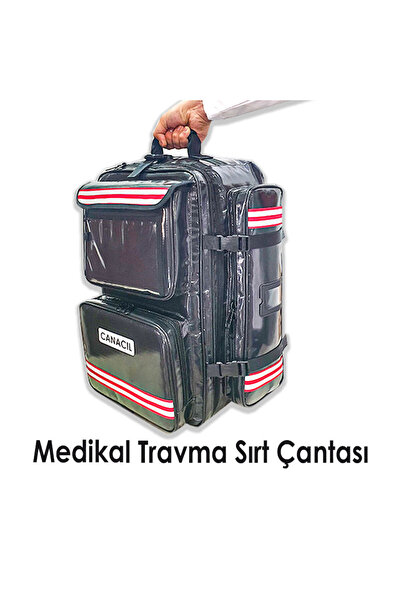 CANACIL Büyük Travma Sırt Çantası - CANACIL - TK3855 - TipX - Siyah