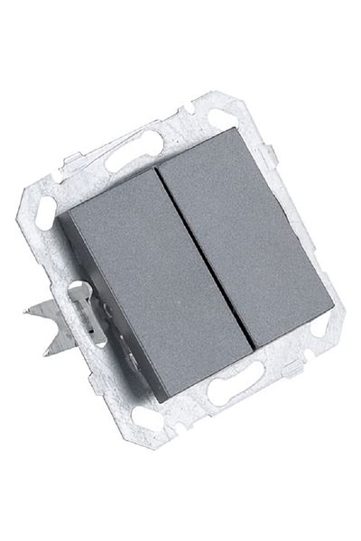 ga gözde aydınlatma OVİVO GRANO SMOKED COMMUTATOR (2-PIECE SWITCH) 10-PIECE ECONOMIC PACKAGE FRAME INCLUDED
