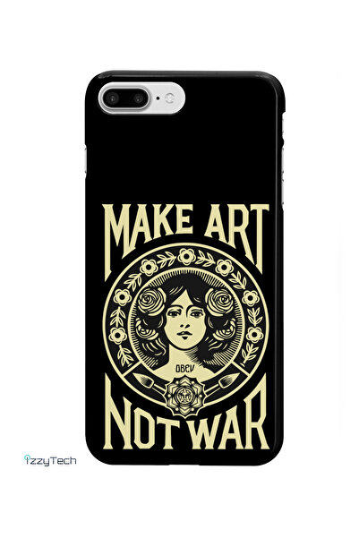 izzytech حافظة لهاتف آيفون 8 بلس، حافظة آيفون 7 بلس، سيليكون ناعم، تصميم Make...