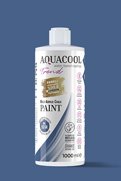 Aquacool Trend Mac Akrilik Dönüşüm Boyası - Hobi Boyası - 1000ml Ral Serisi