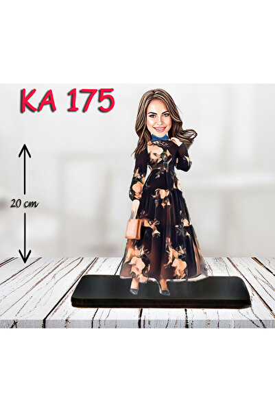 Personalized Wooden Figurine - Women's Cartoon Figurine - Women's Figurine 38