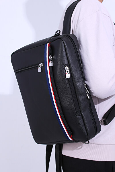 U.S. Polo Assn. U.S. Polo Assn 21592-21591 Evrak çantası laptop çantası askılı çanta Macbook sırt çantası SİYAH