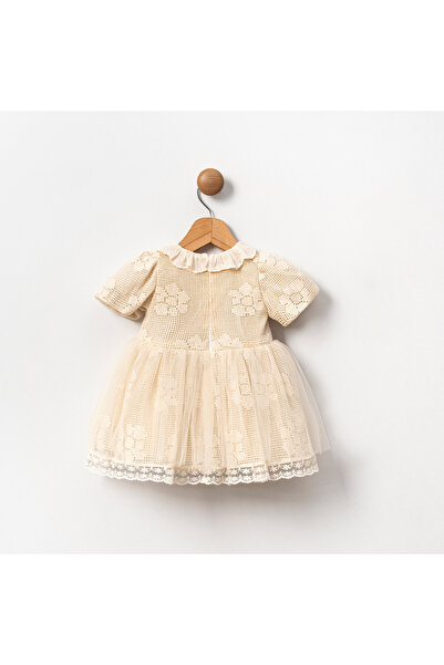 Cumino Mary & Joe Vintage Dantel Detaylı Kız Bebek Elbise 9-12-18-24 Ay