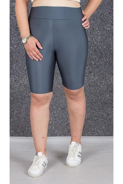 Truva XXL Large Size Recovery Shiny Disco Shorts Leggings Colorful Tm2175