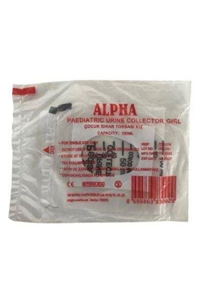 Alpha Çocuk Idrar Torbası 100ml