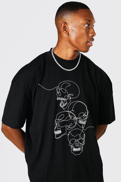 Stendhal Unisex 4lü Kuru Kafa Baskılı Sweatshirt